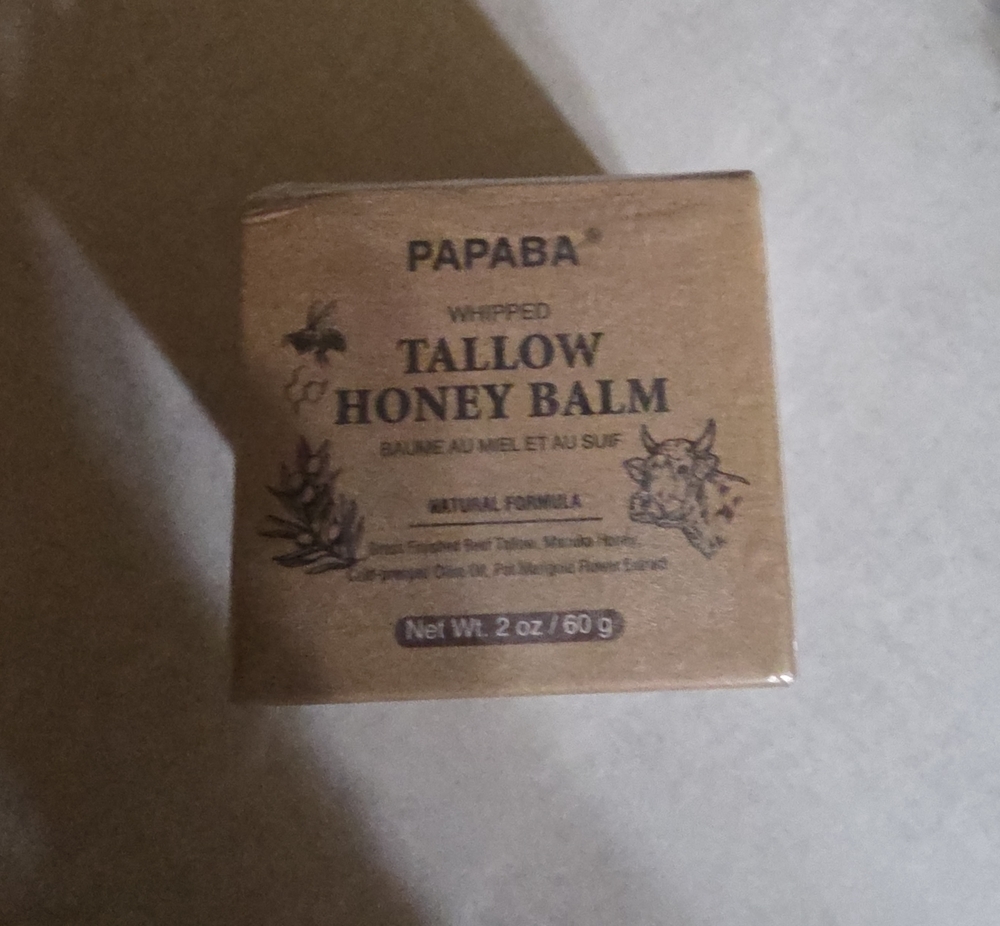 Whipped Tallow Honey Balm - Natural Cream